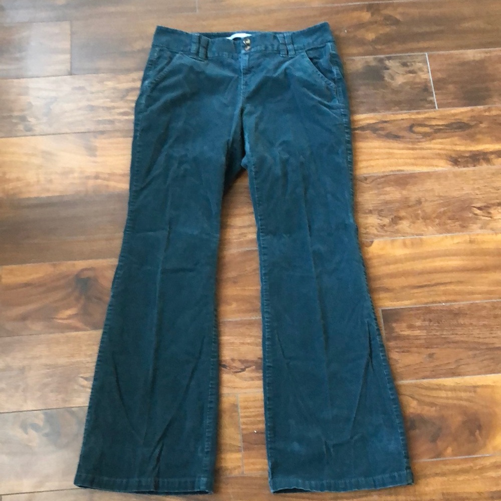 Old Navy Mid Rise Flare Corduroy Trouser Pants